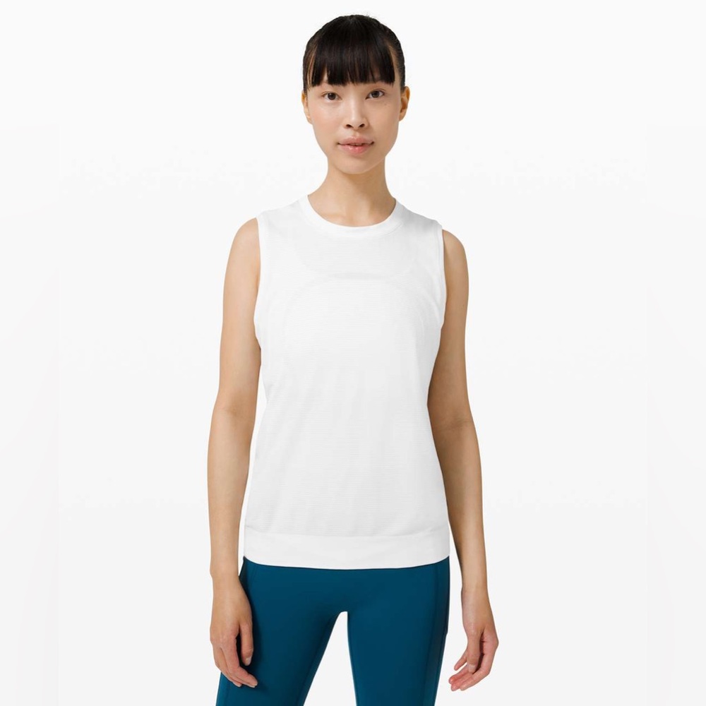 lululemon athletica White swiftly breeze Tank Top